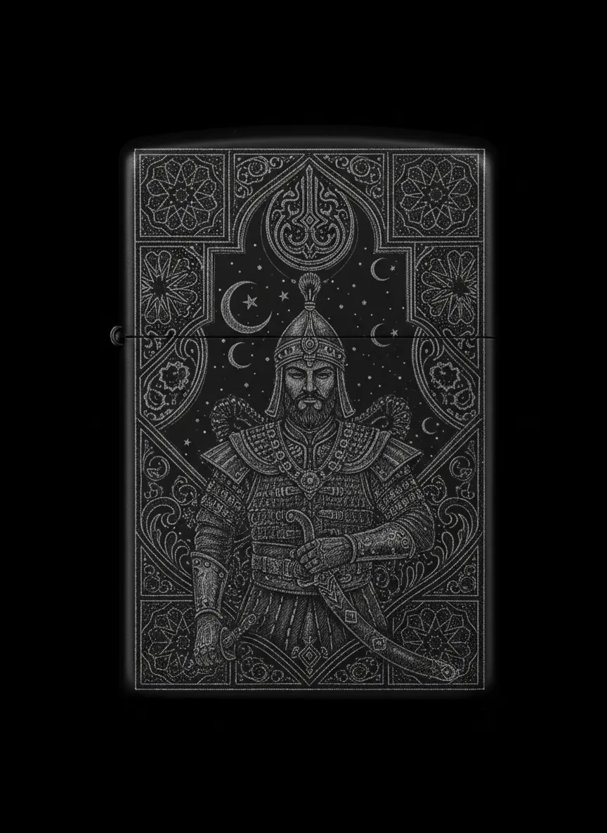 Zippo Osmanlı Figürlü Tasarım - V1