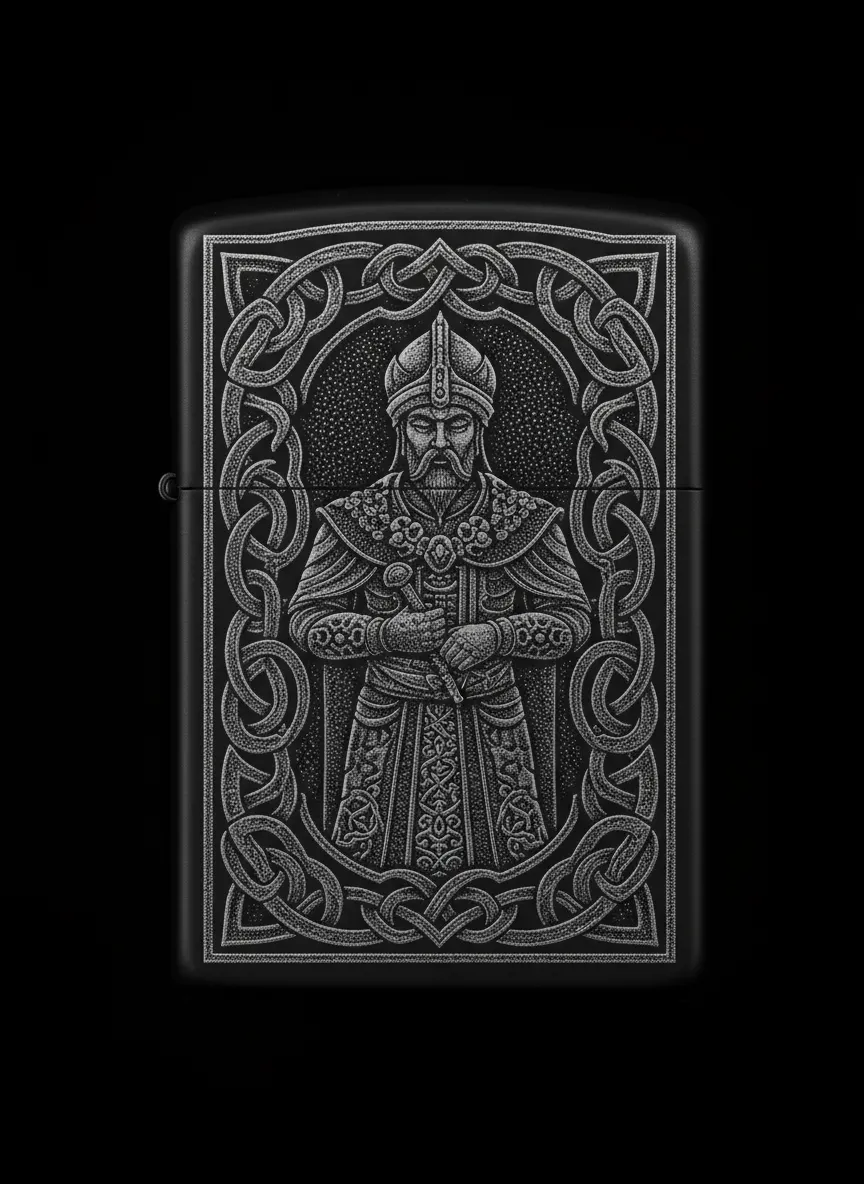 Zippo Osmanlı Figürlü Tasarım - V3