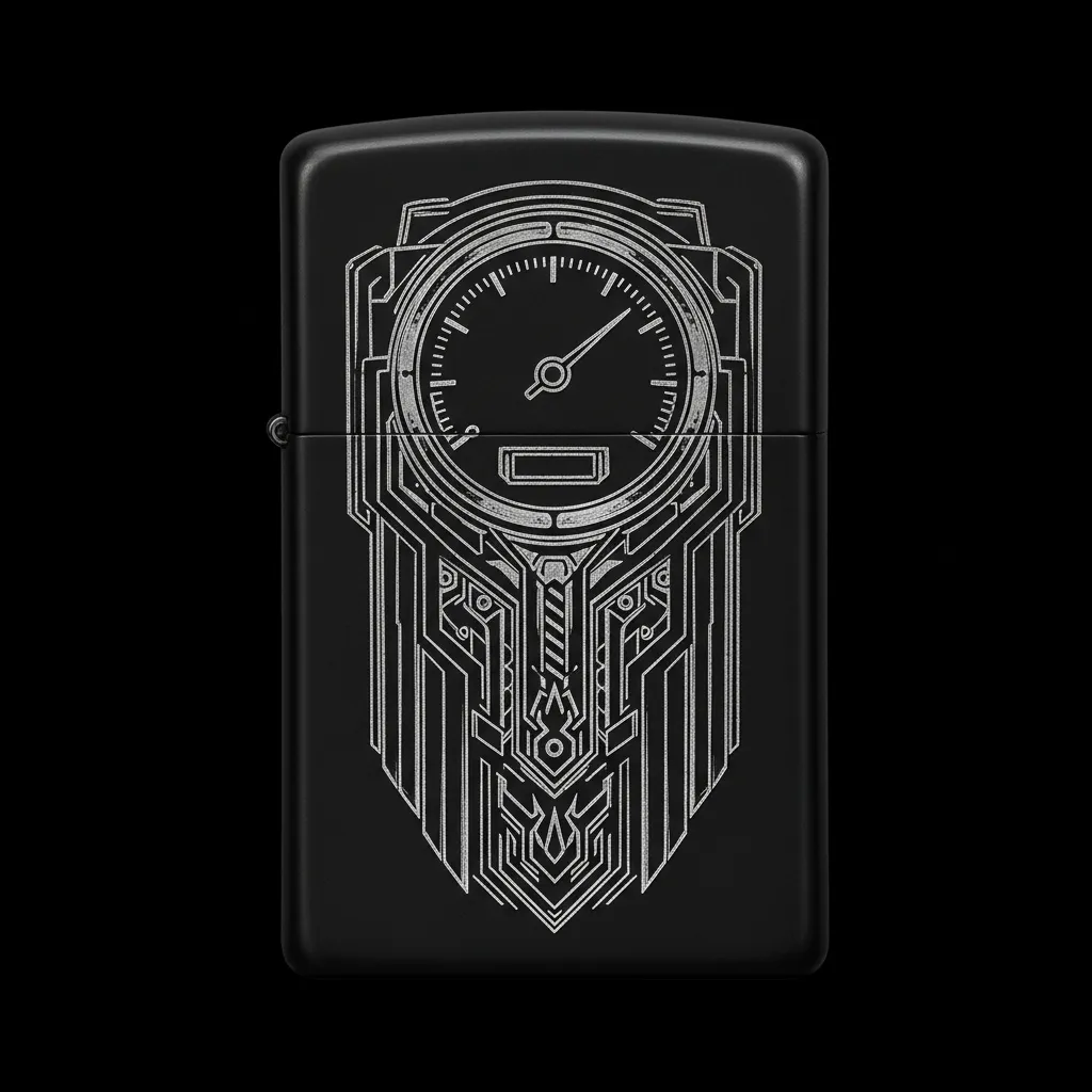 Zippo Hız Göstergesi Saati Tasarım - V12