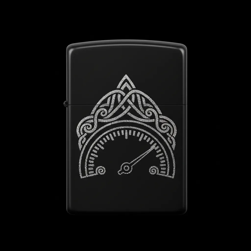 Zippo Hız Göstergesi Saati Tasarım - V10