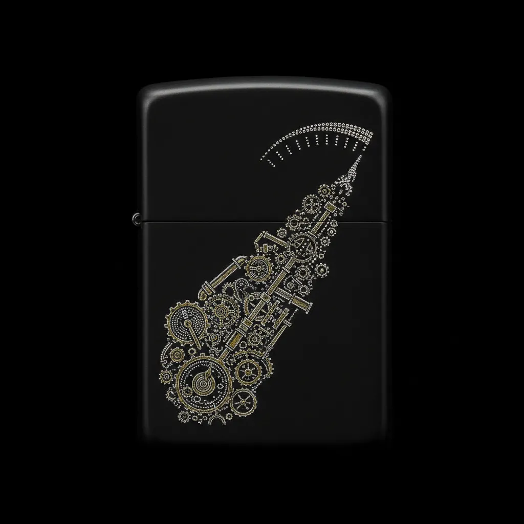 Zippo Hız Göstergesi Saati Tasarım - V5