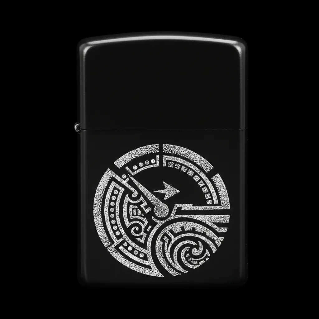 Zippo Hız Göstergesi Saati Tasarım - V4