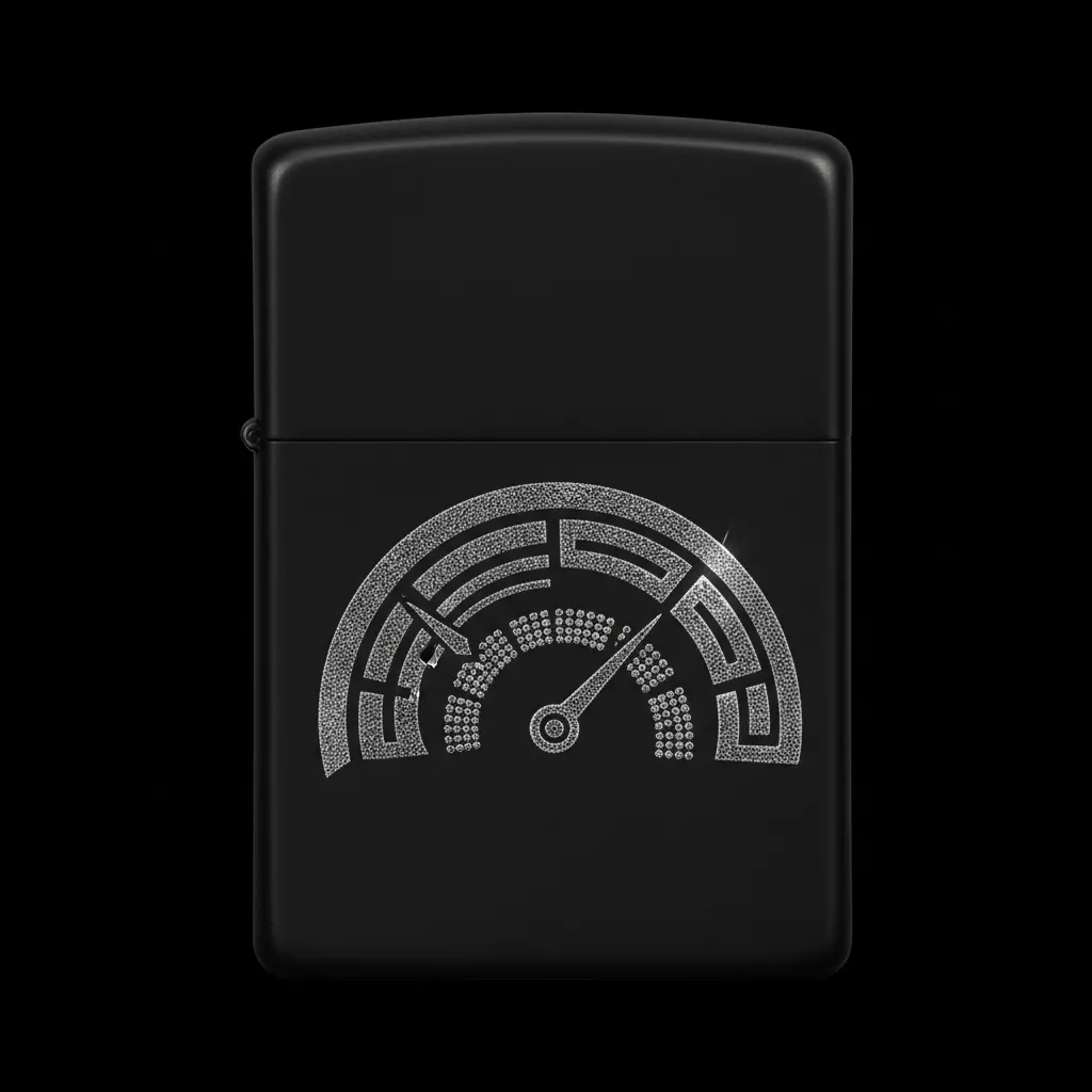 Zippo Hız Göstergesi Saati Tasarım - V1