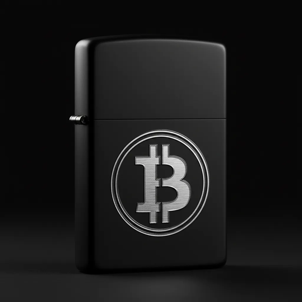Zippo Bitcoin Tasarım - V20