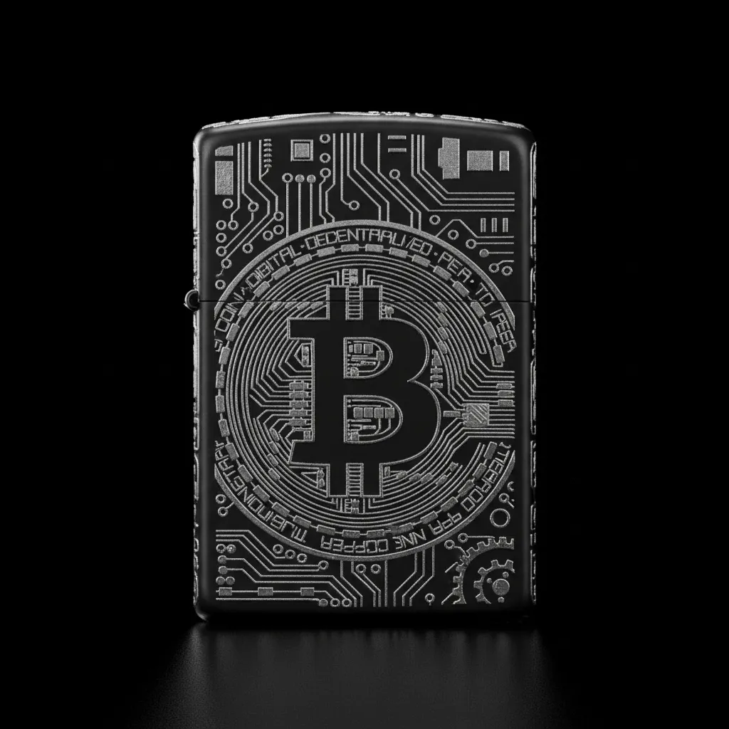 Zippo Bitcoin Tasarım - V16
