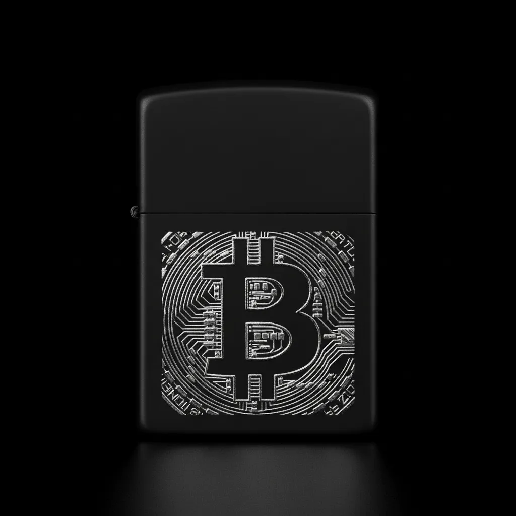 Zippo Bitcoin Tasarım - V10