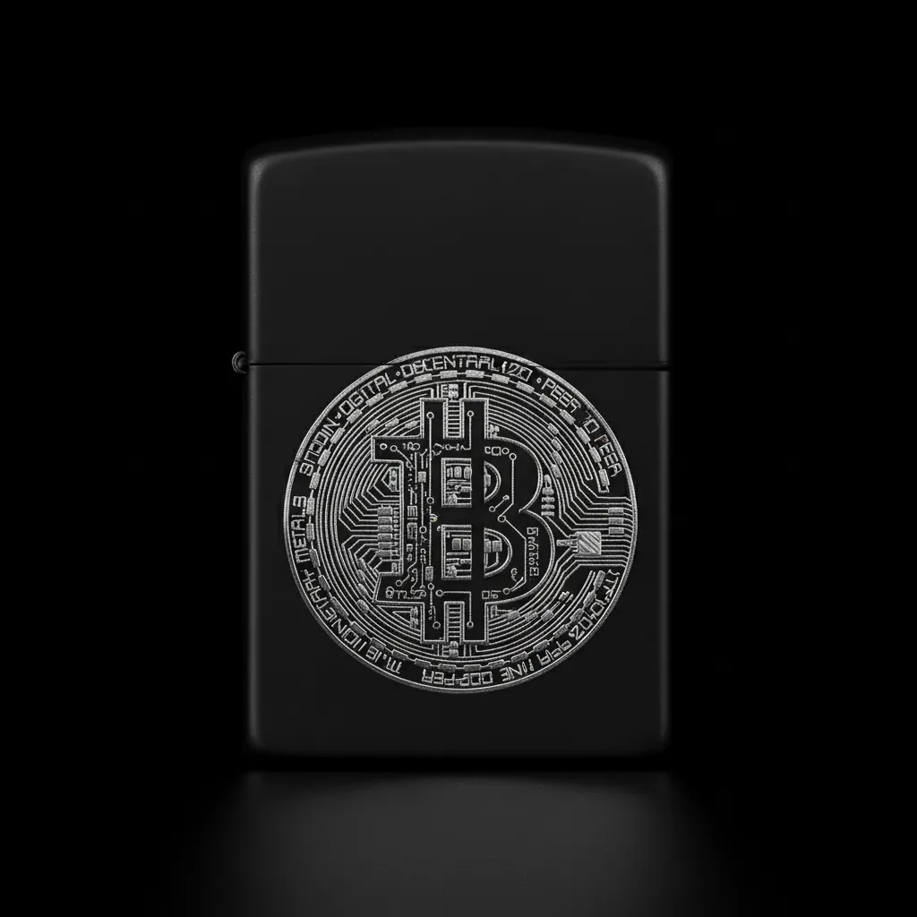 Zippo Bitcoin Tasarım - V5
