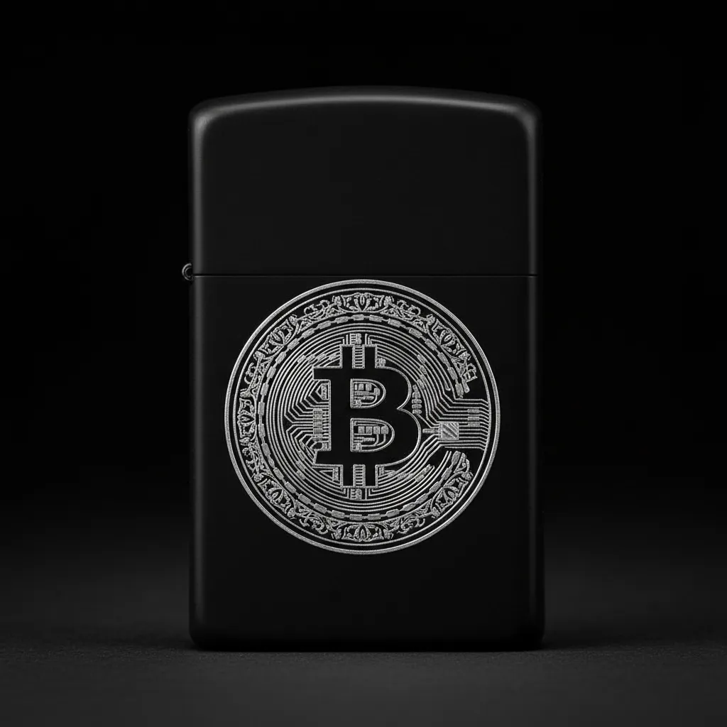 Zippo Bitcoin Tasarım - V4