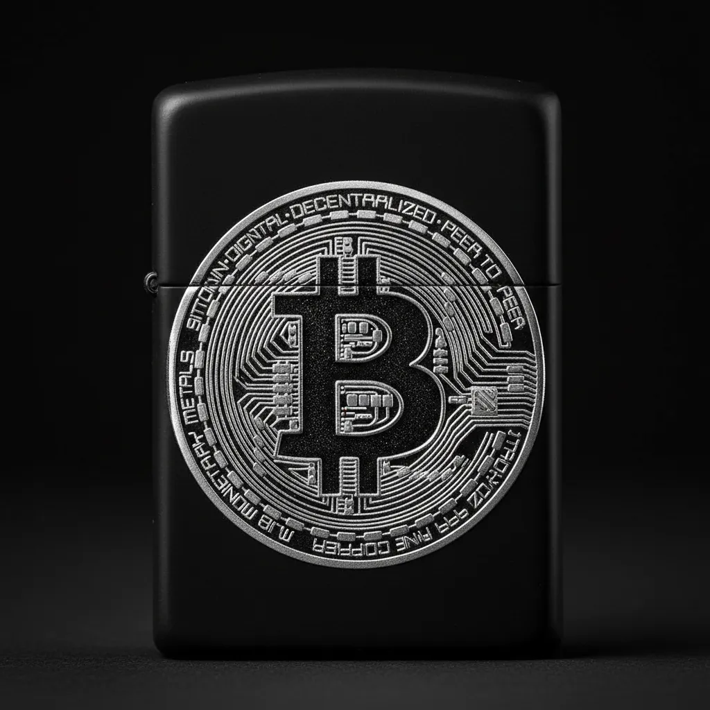 Zippo Bitcoin Tasarım - V2