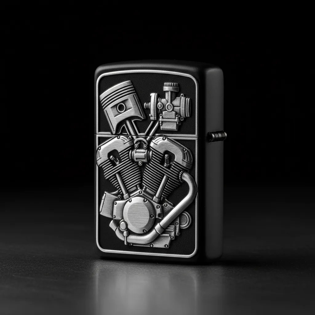 Zippo Cafe Racer Motor Tasarım - V12