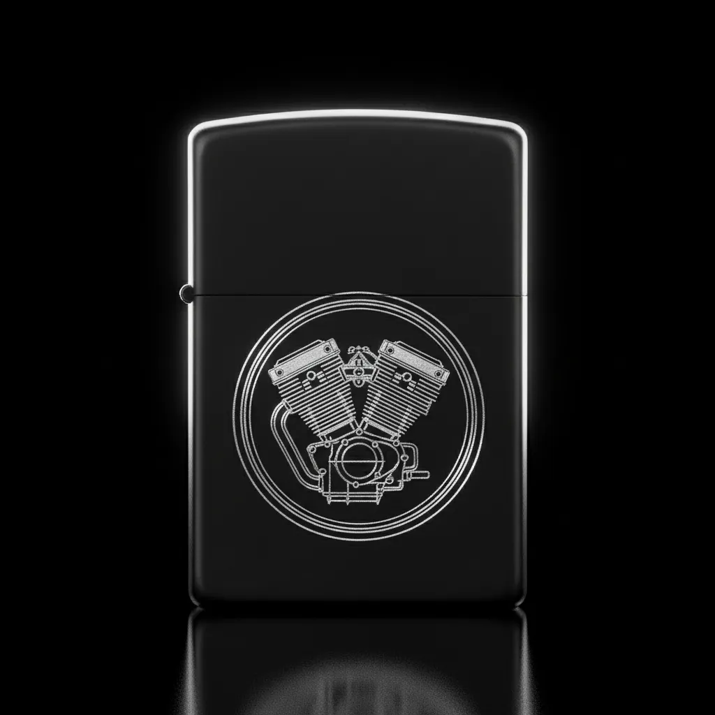 Zippo Cafe Racer Motor Tasarım - V11