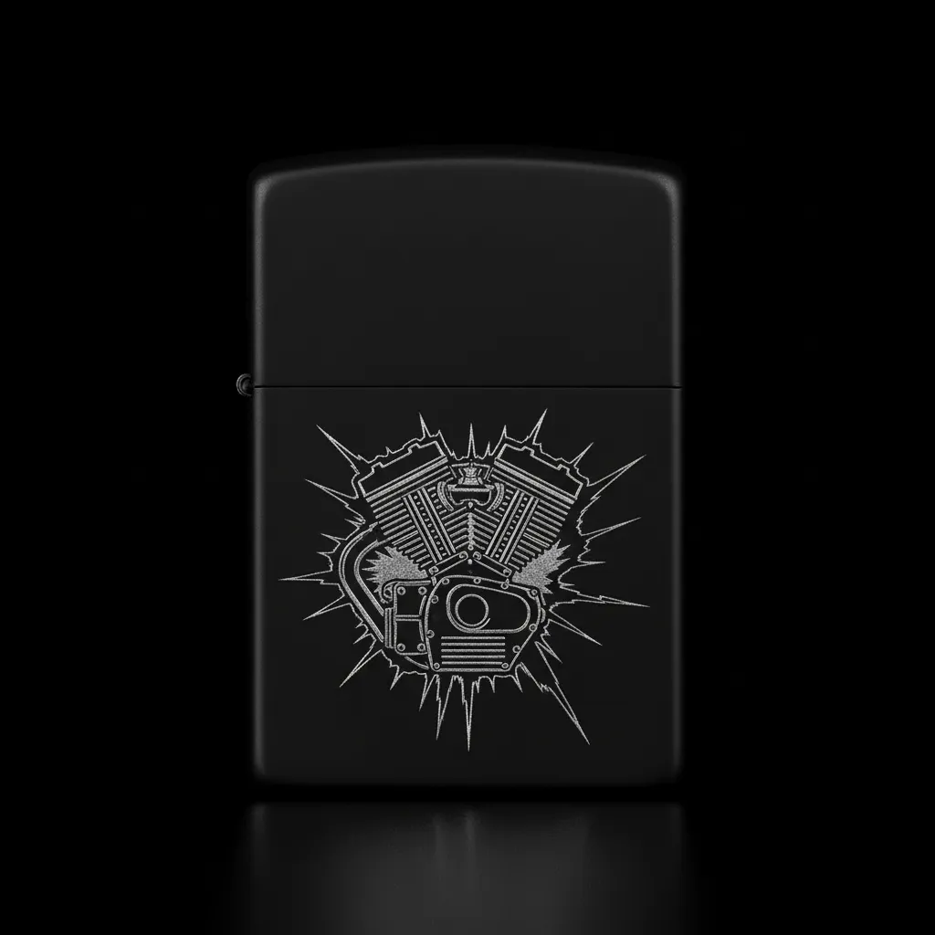 Zippo Cafe Racer Motor Tasarım - V9