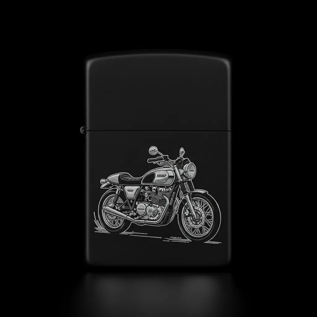 Zippo Cafe Racer Motor Tasarım - V7