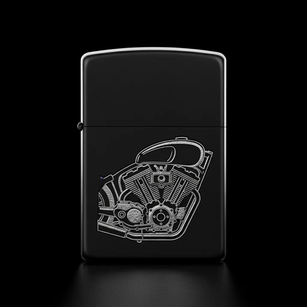 Zippo Cafe Racer Motor Tasarım - V6