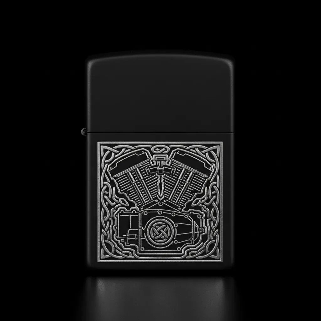 Zippo Cafe Racer Motor Tasarım - V5