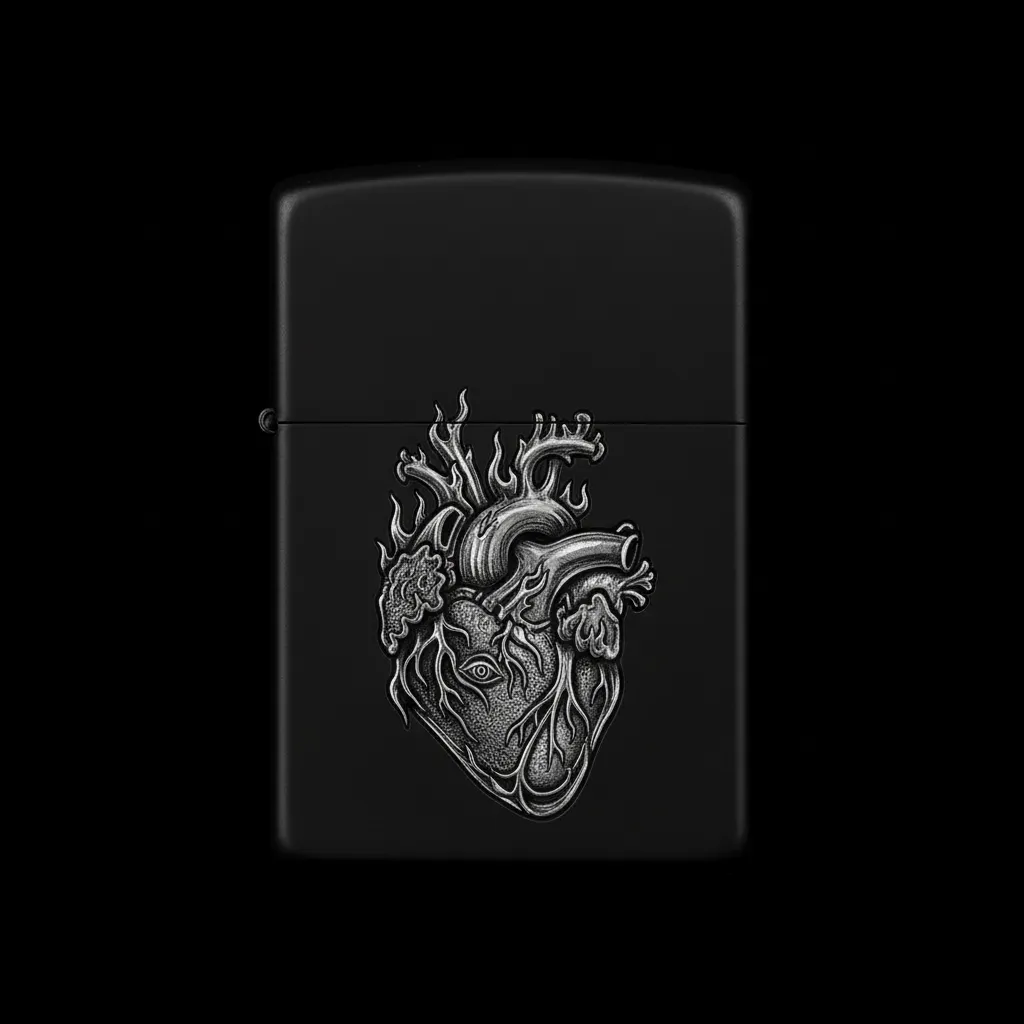 Zippo Kalp Figürlü Tasarım - V15