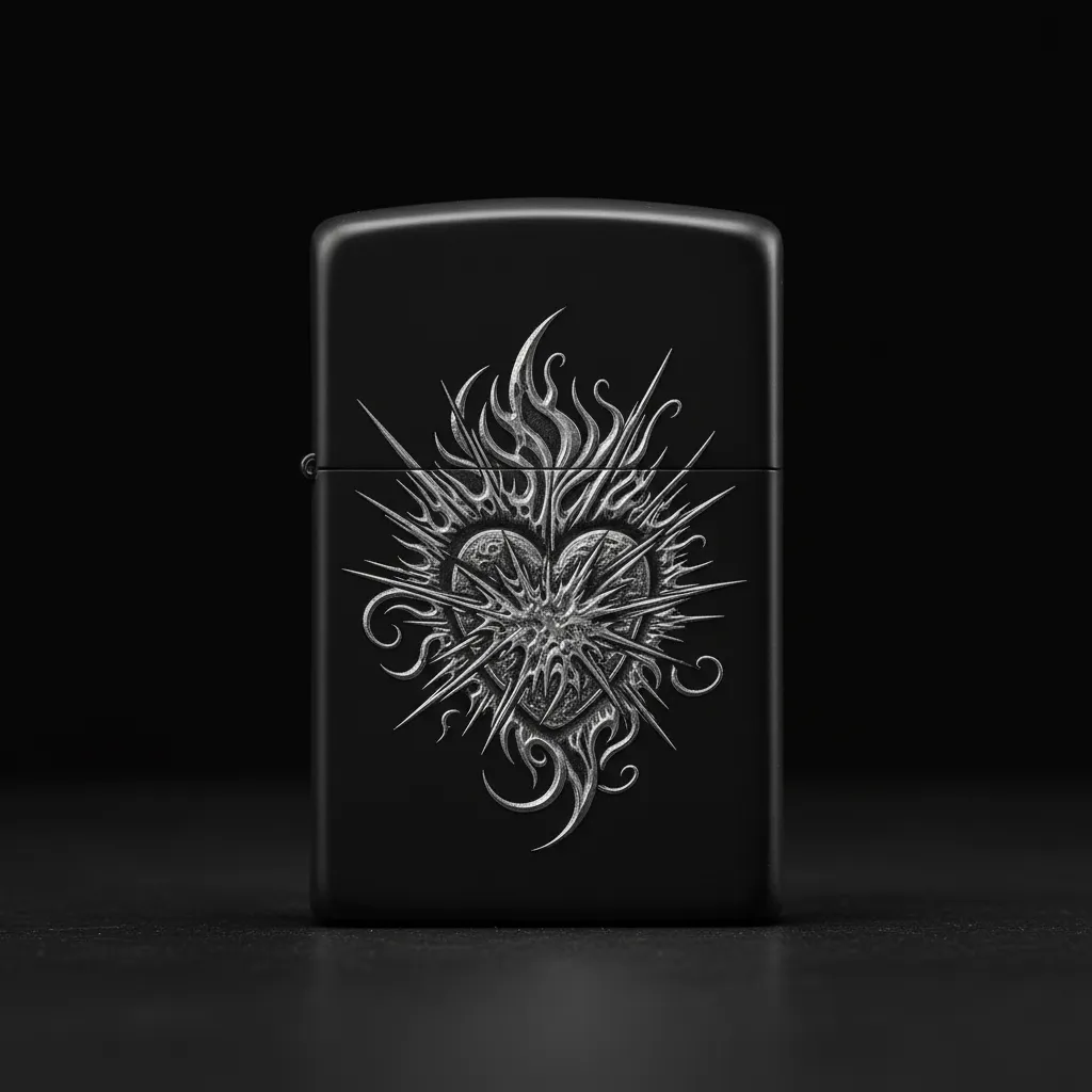 Zippo Kalp Figürlü Tasarım - V14