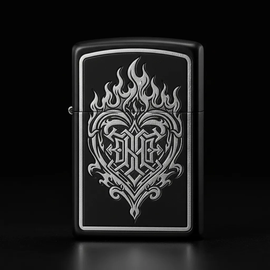 Zippo Kalp Figürlü Tasarım - V13