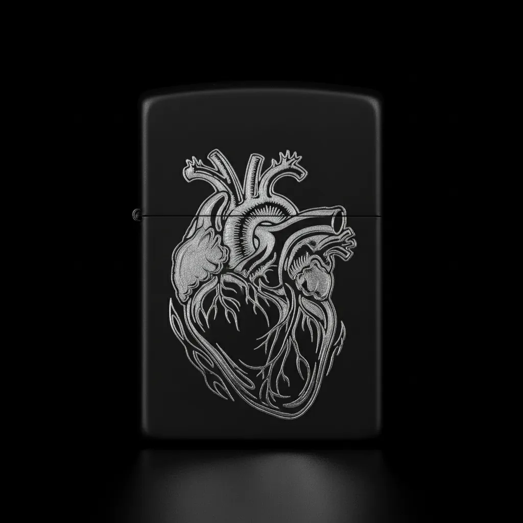 Zippo Kalp Figürlü Tasarım - V12