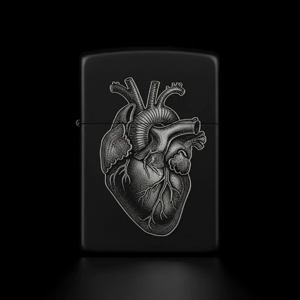 Zippo Kalp Figürlü Tasarım - V11