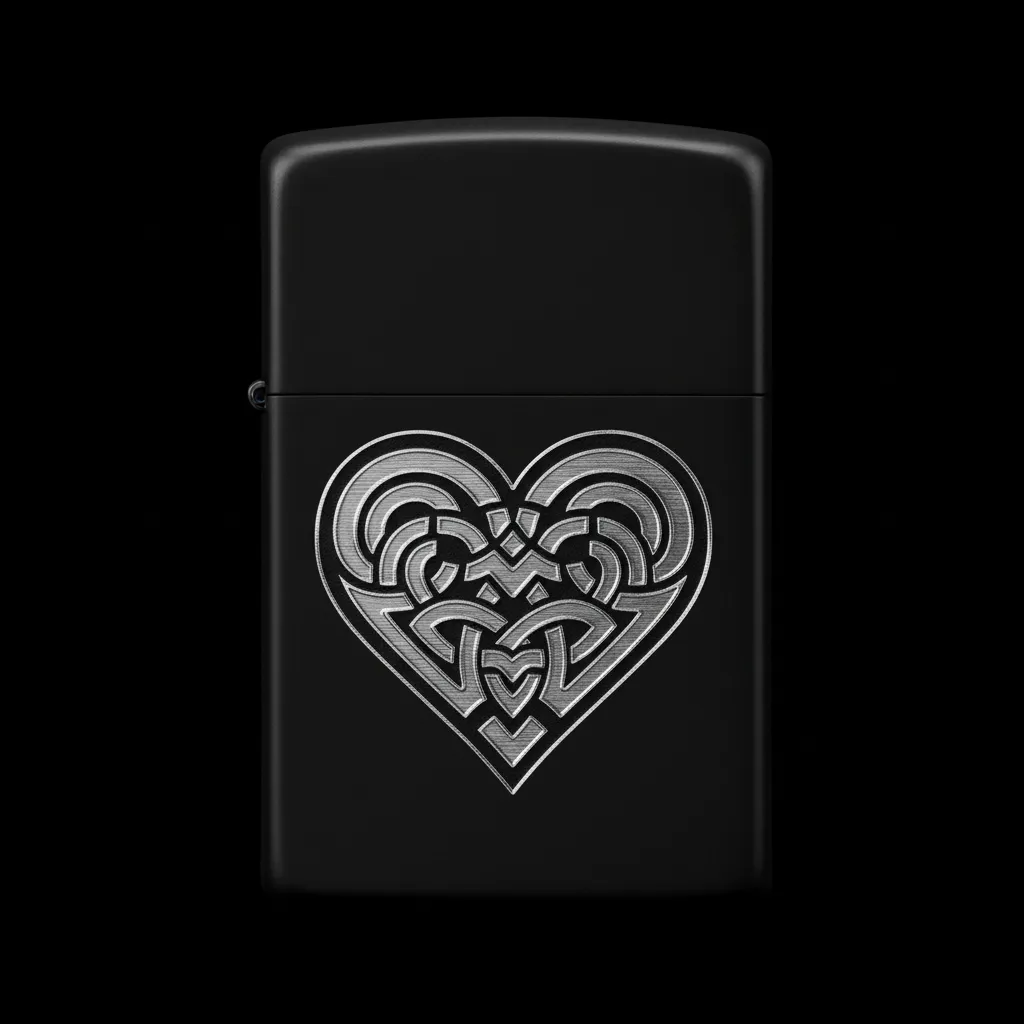 Zippo Kalp Figürlü Tasarım - V8