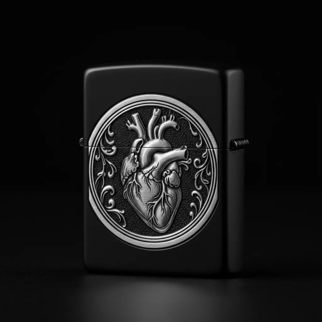 Zippo Kalp Figürlü Tasarım - V5