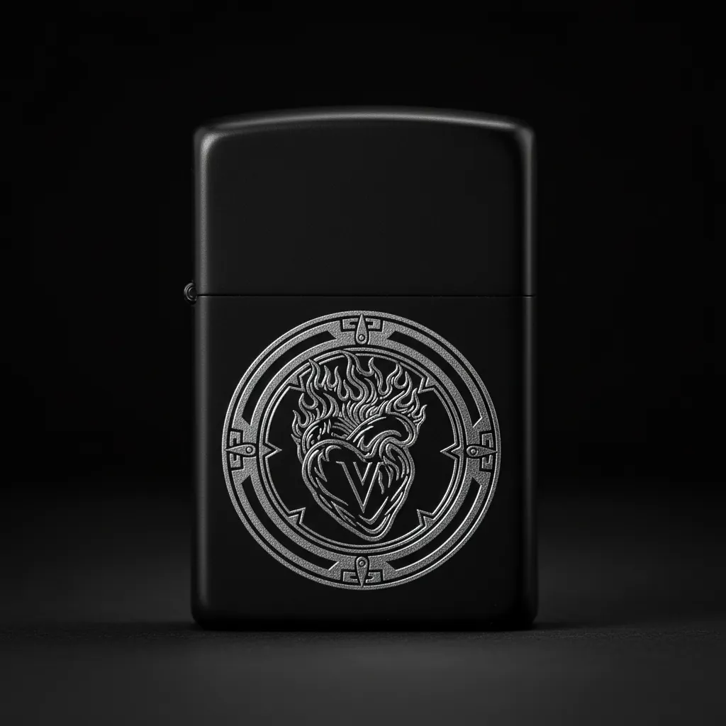 Zippo Kalp Figürlü Tasarım - V2