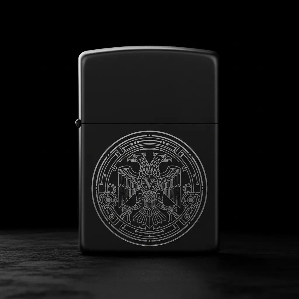 Zippo Selçüklü Figürlü Tasarım - V10