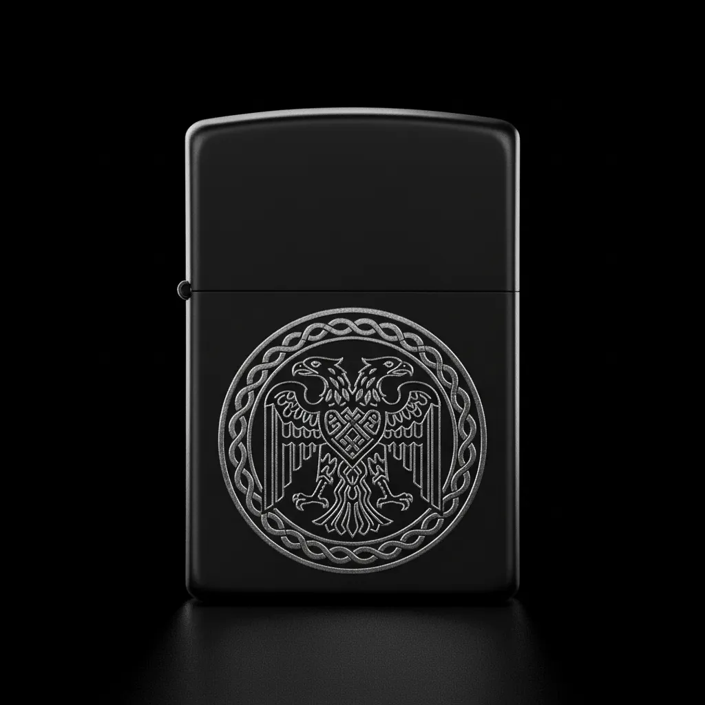 Zippo Selçüklü Figürlü Tasarım - V6