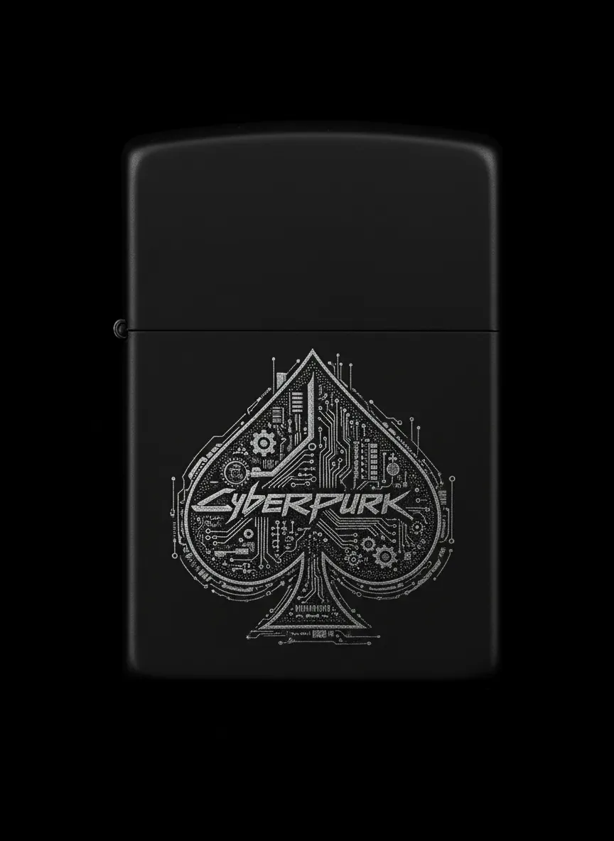 Zippo Maça As Figürlü Tasarım - V9