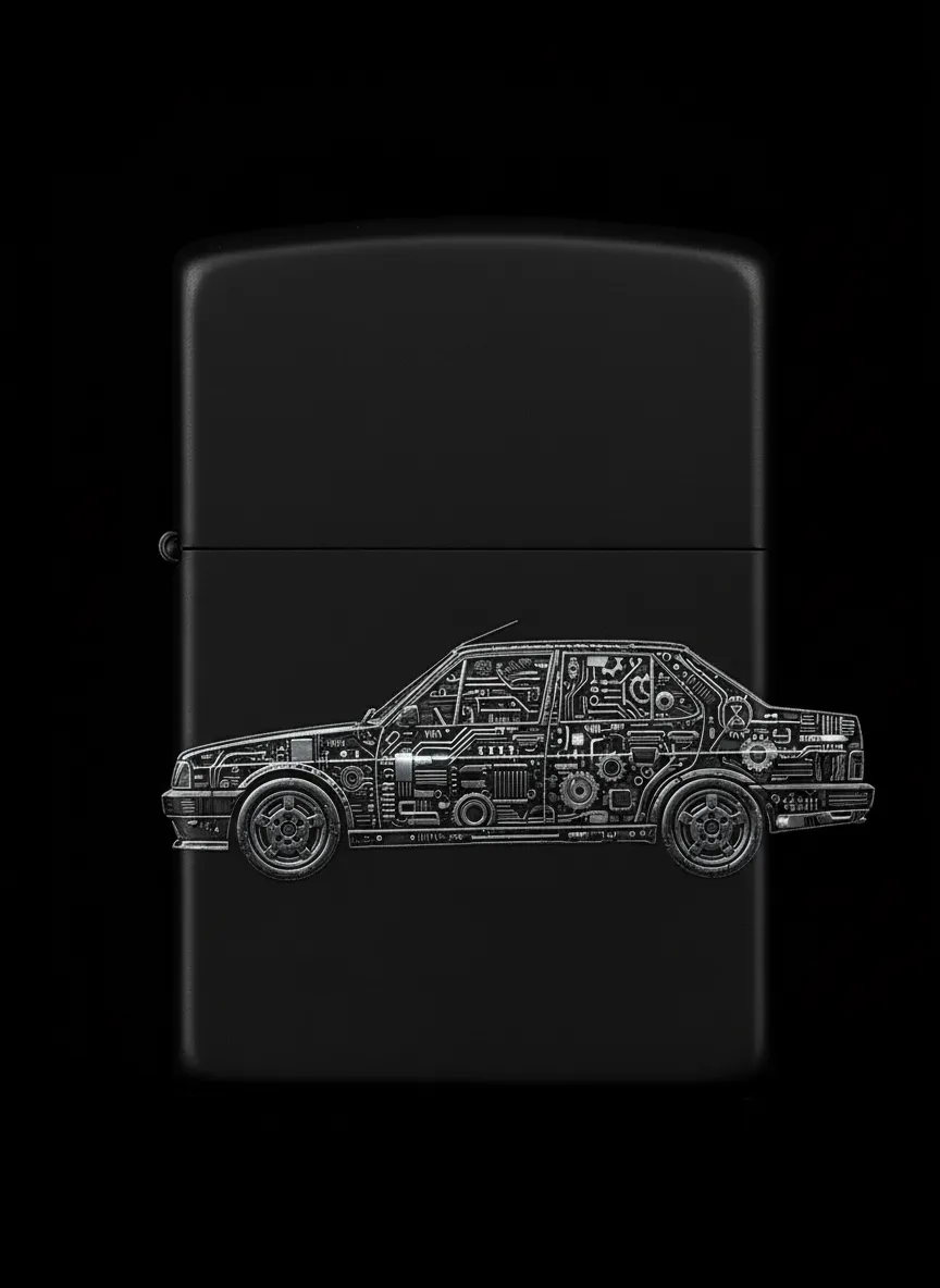 Zippo Tofaş Şahin Figürlü Tasarım - V14