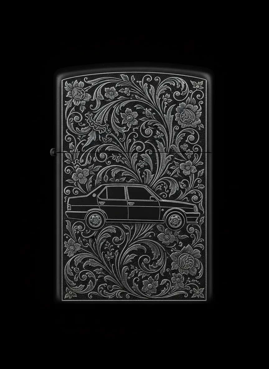 Zippo Tofaş Şahin Figürlü Tasarım - V12