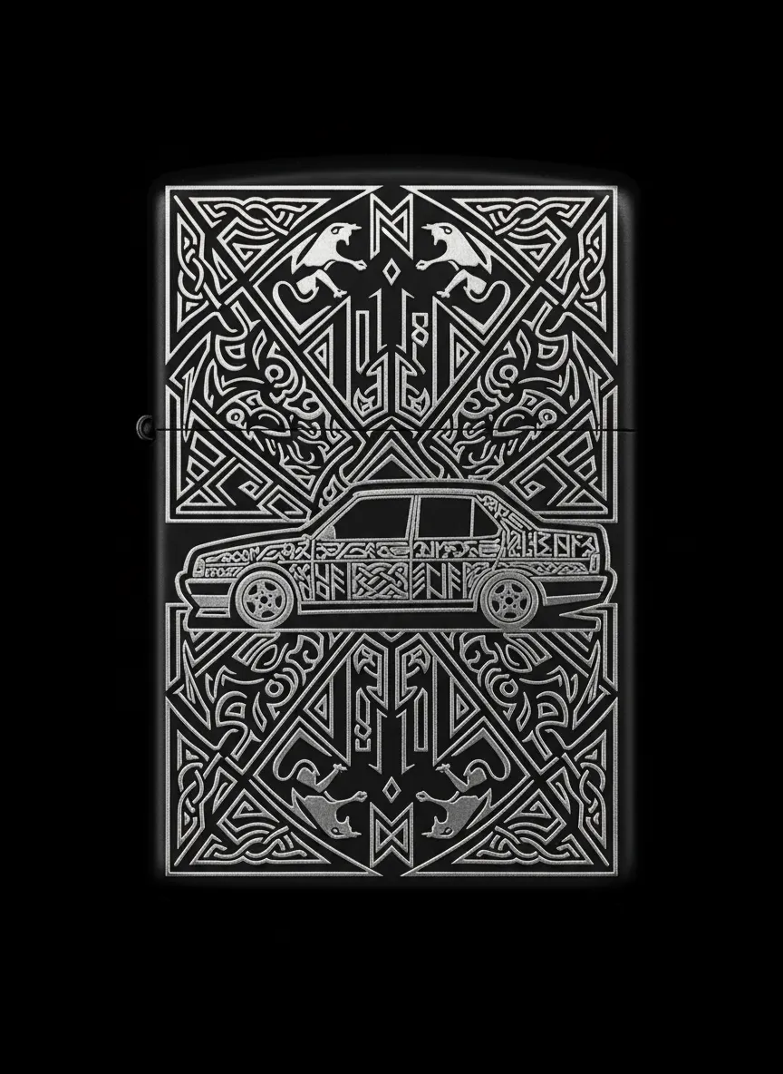 Zippo Tofaş Şahin Figürlü Tasarım - V7