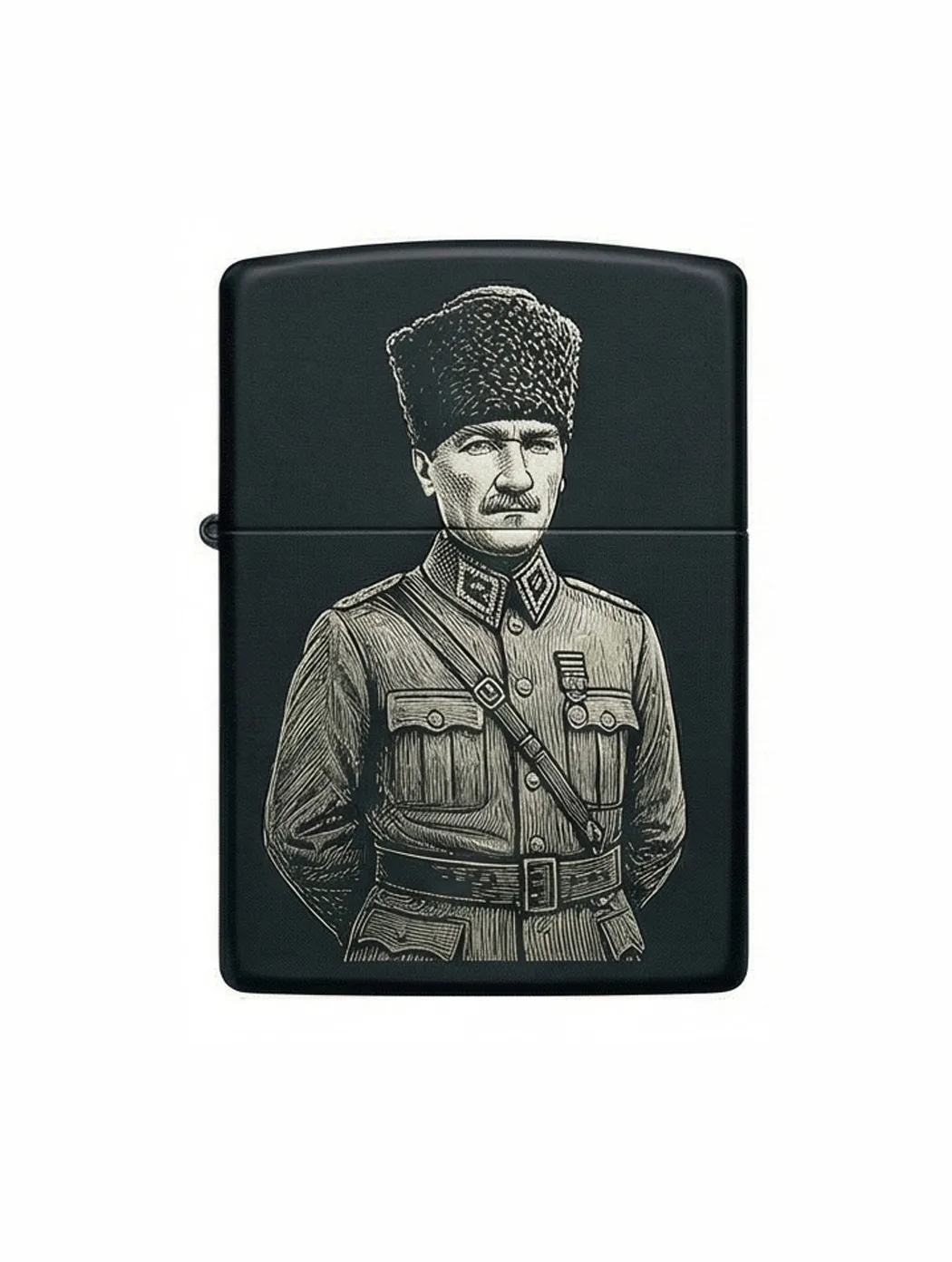 Zippo M.Kemal Atatürk Figürlü Tasarım - V31