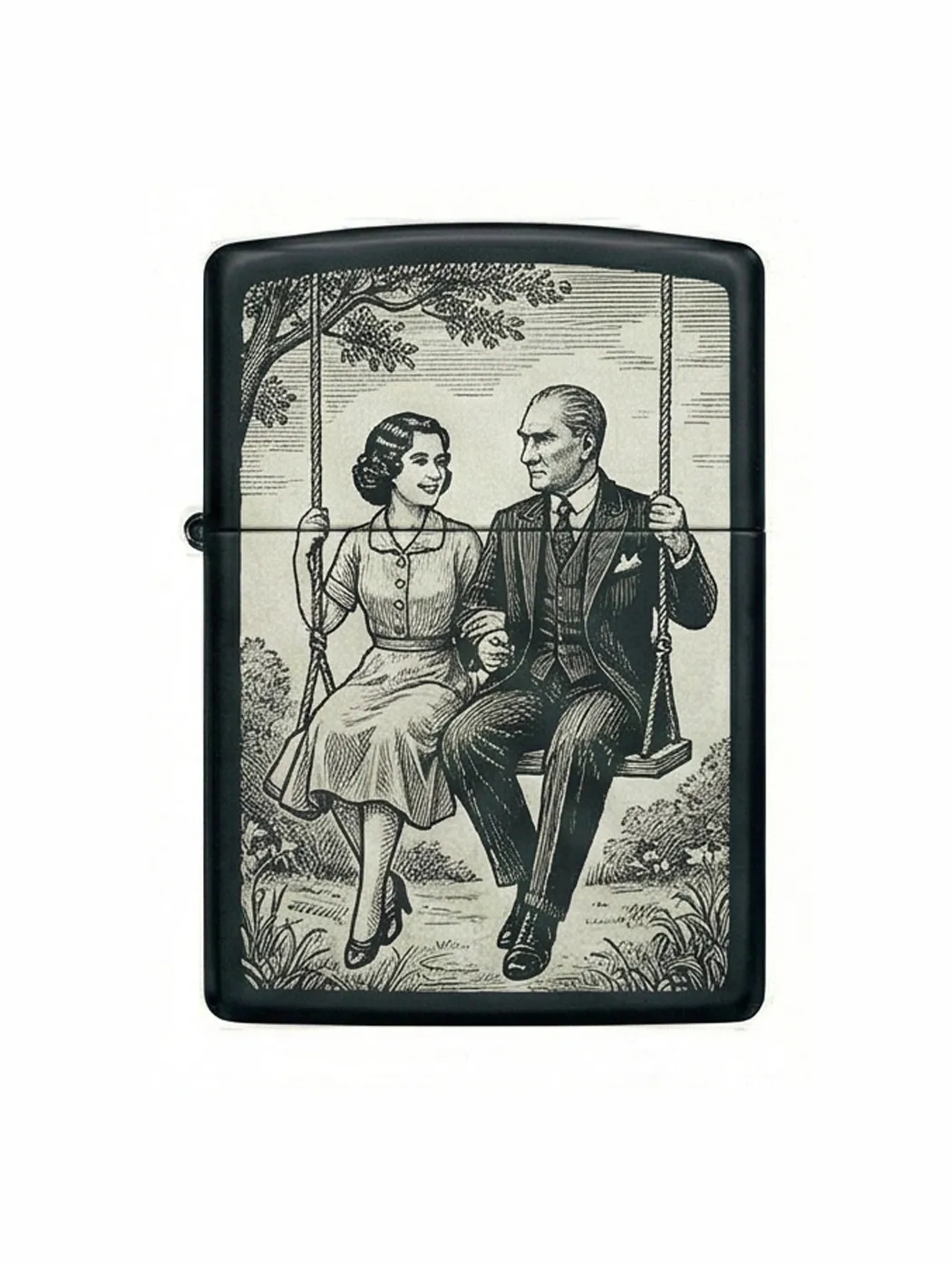 Zippo M.Kemal Atatürk Figürlü Tasarım - V27