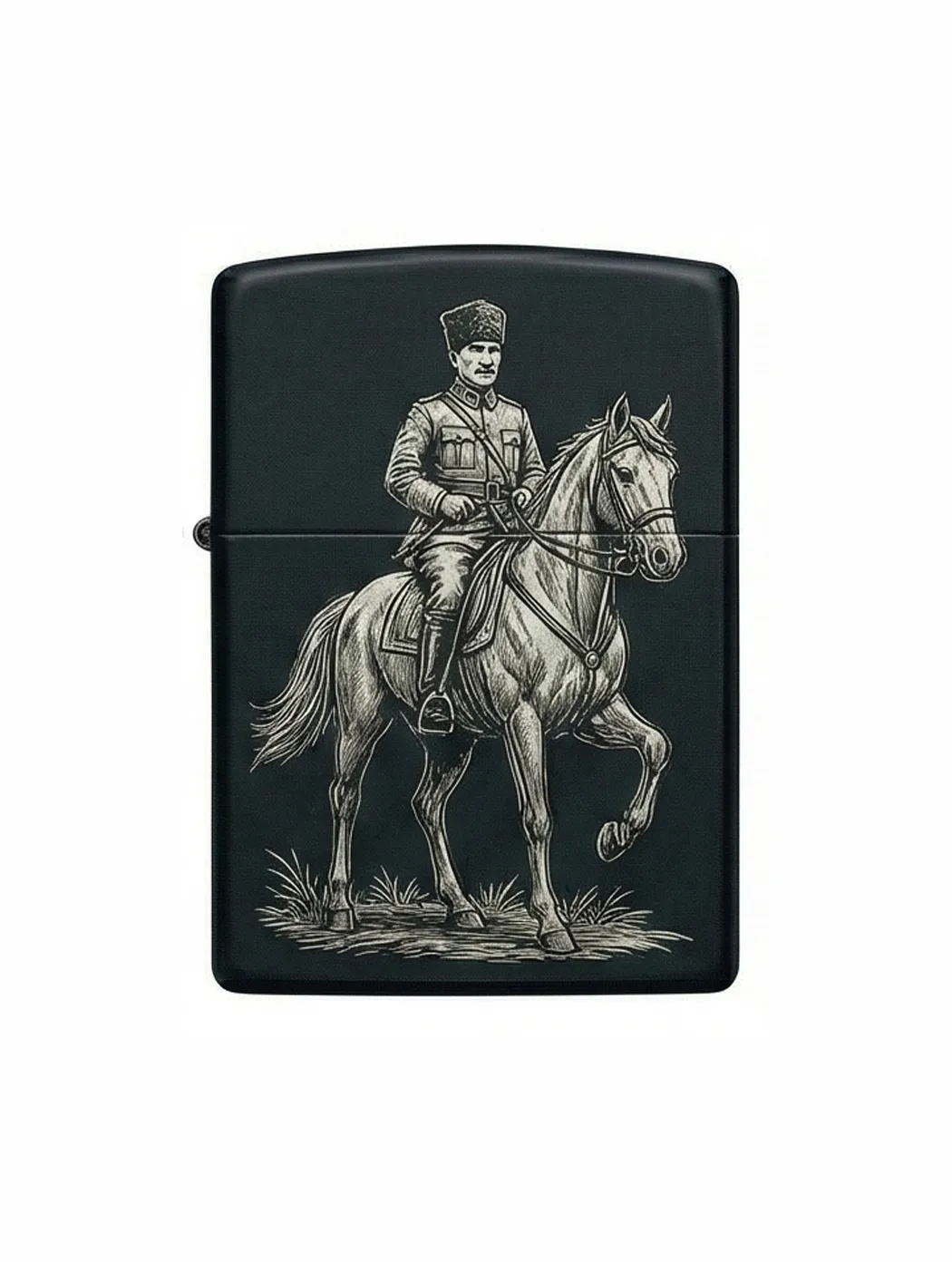 Zippo M.Kemal Atatürk Figürlü Tasarım - V16