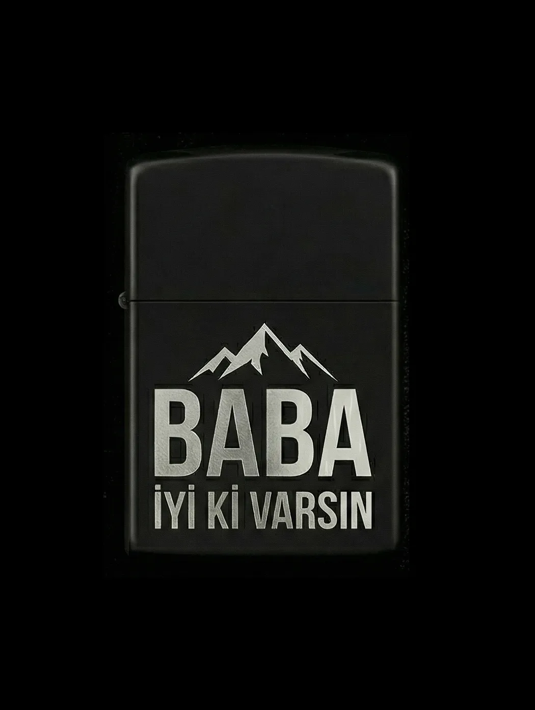 Babalar Günü Tasarımlı Benzinli Çakmak V4