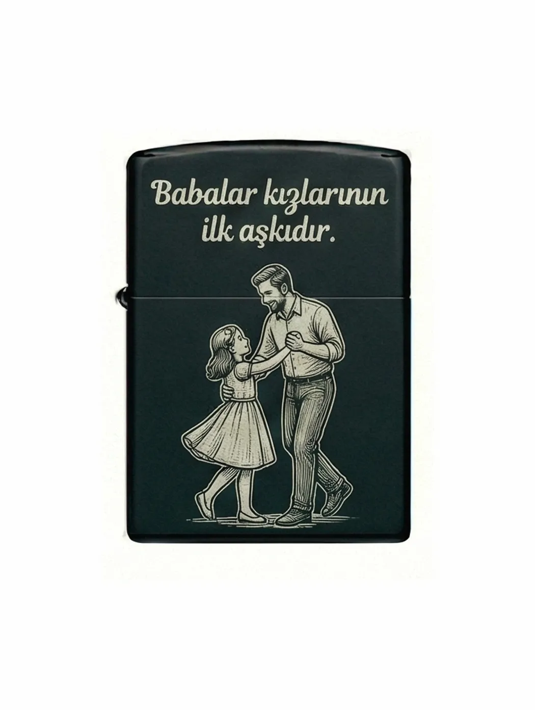 Babalar Günü Tasarımlı Benzinli Çakmak V11