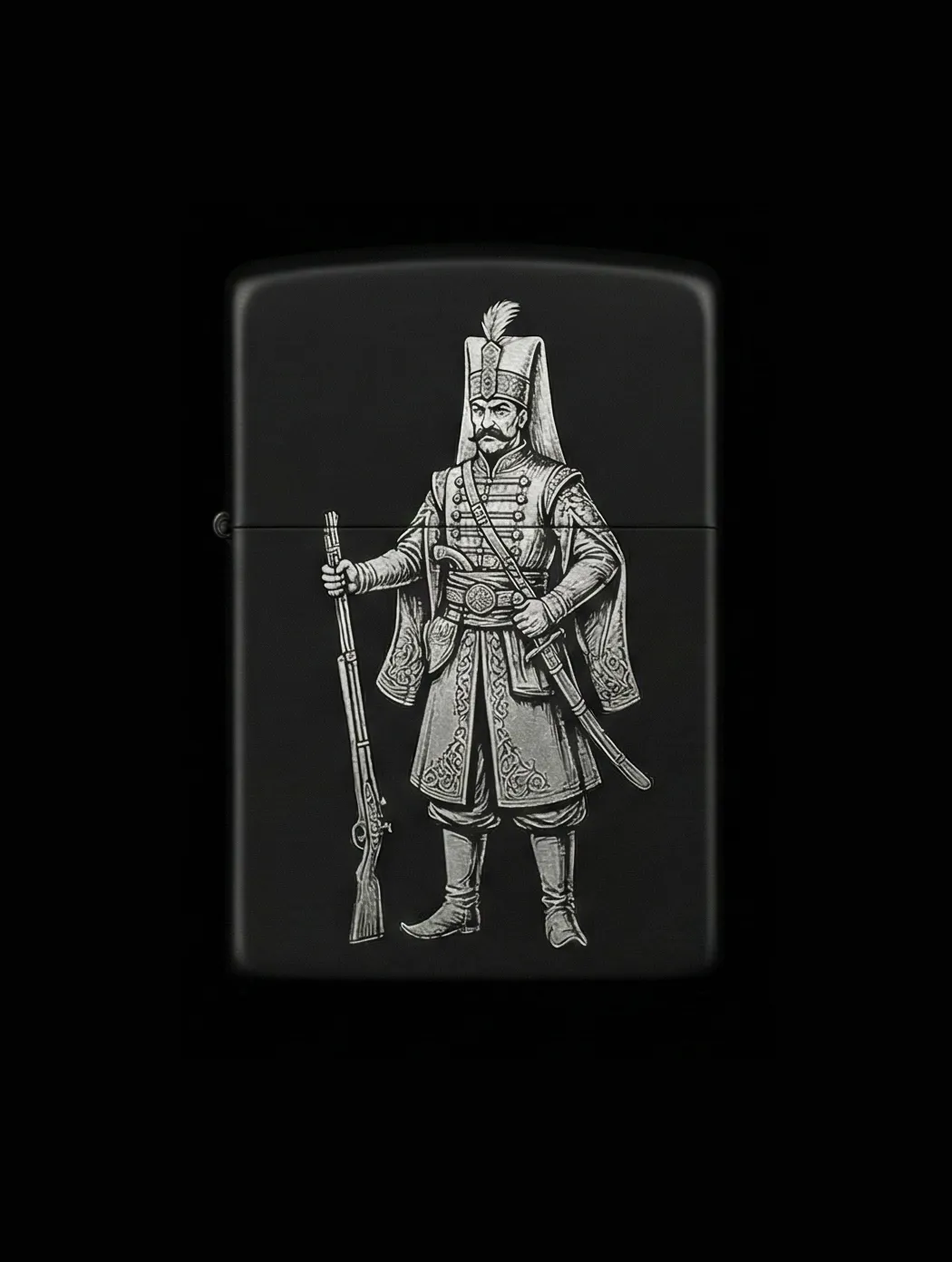 Zippo Osmanlı Figürlü Tasarım - V41