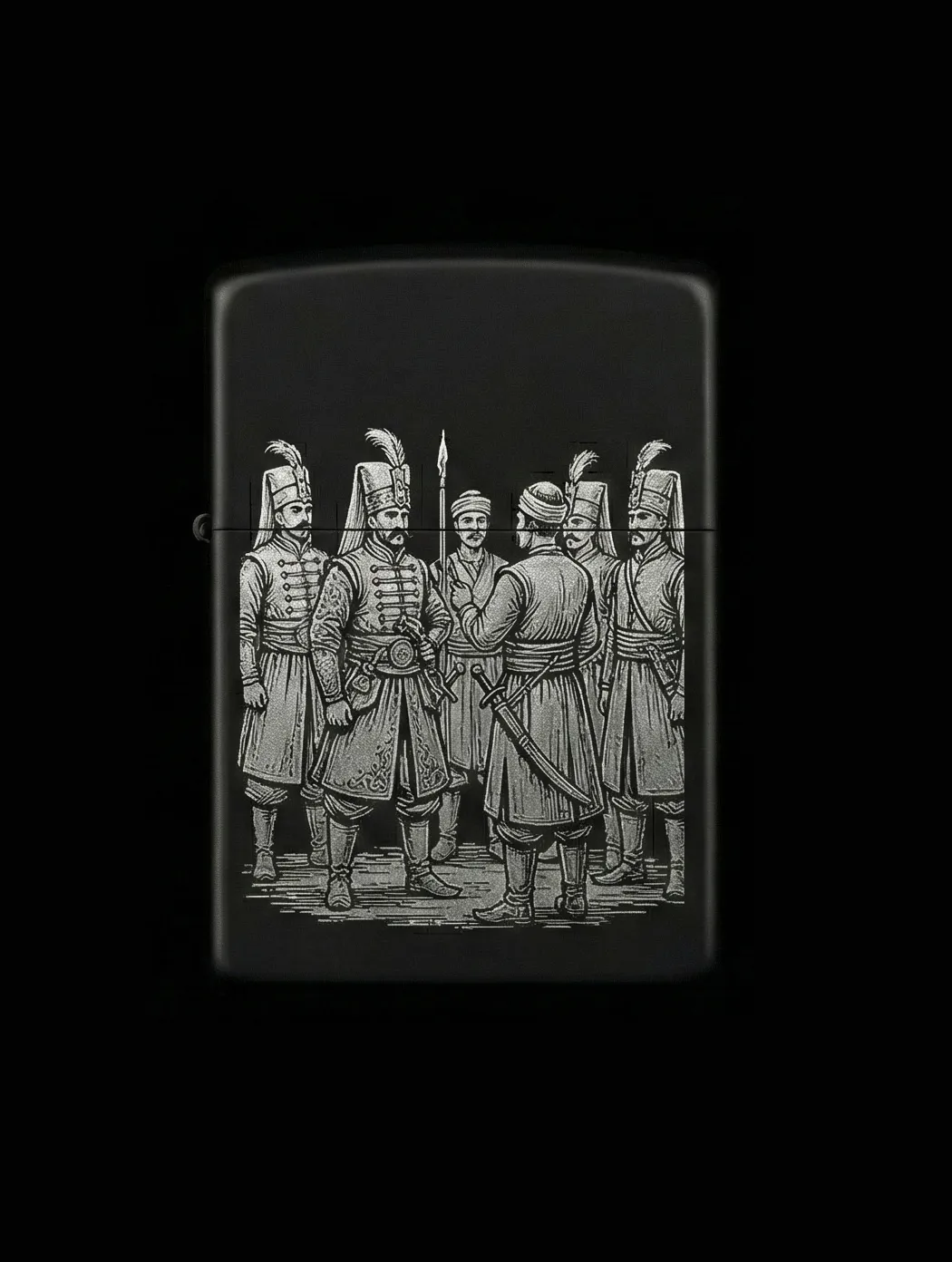 Zippo Osmanlı Figürlü Tasarım - V40