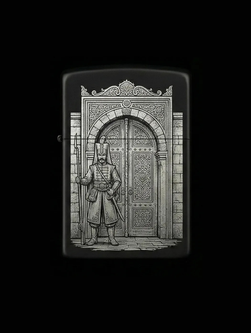 Zippo Osmanlı Figürlü Tasarım - V39