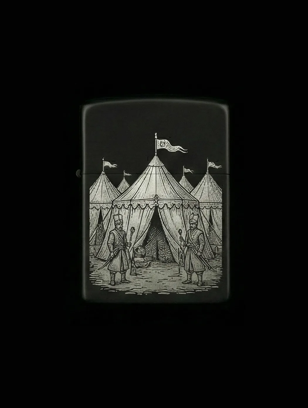 Zippo Osmanlı Figürlü Tasarım - V36