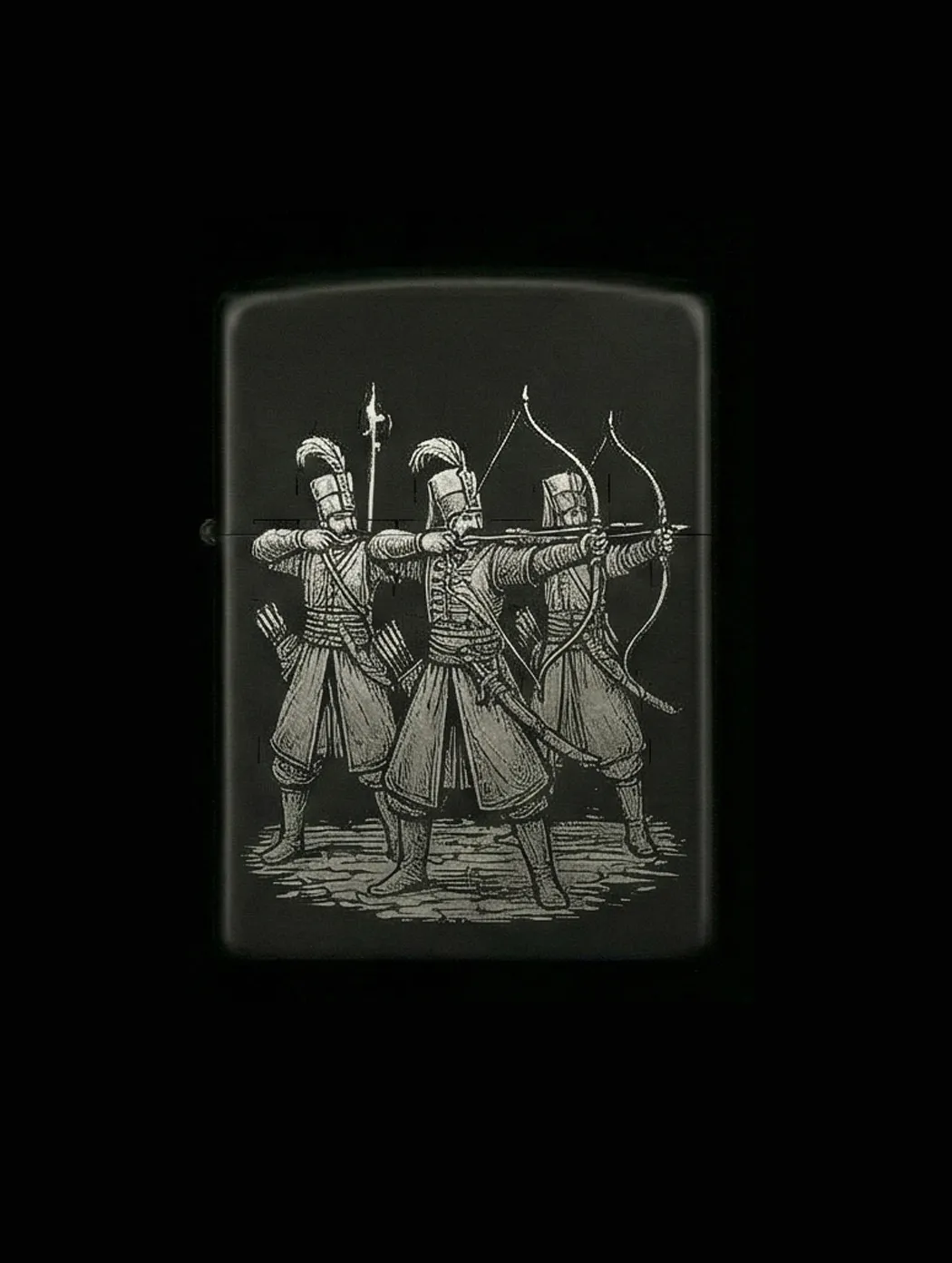 Zippo Osmanlı Figürlü Tasarım - V31