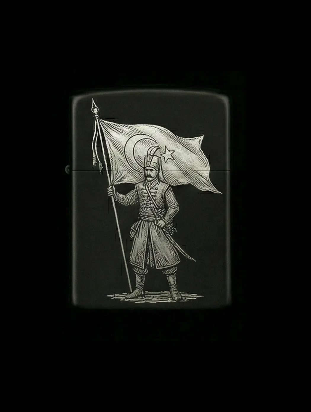 Zippo Osmanlı Figürlü Tasarım - V26