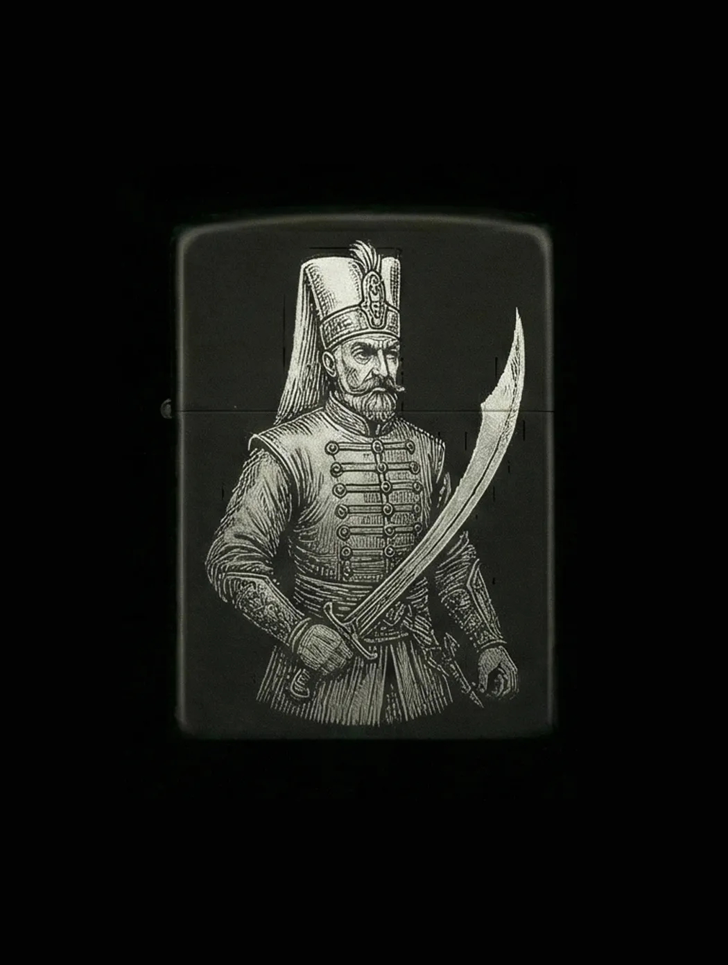Zippo Osmanlı Figürlü Tasarım - V24