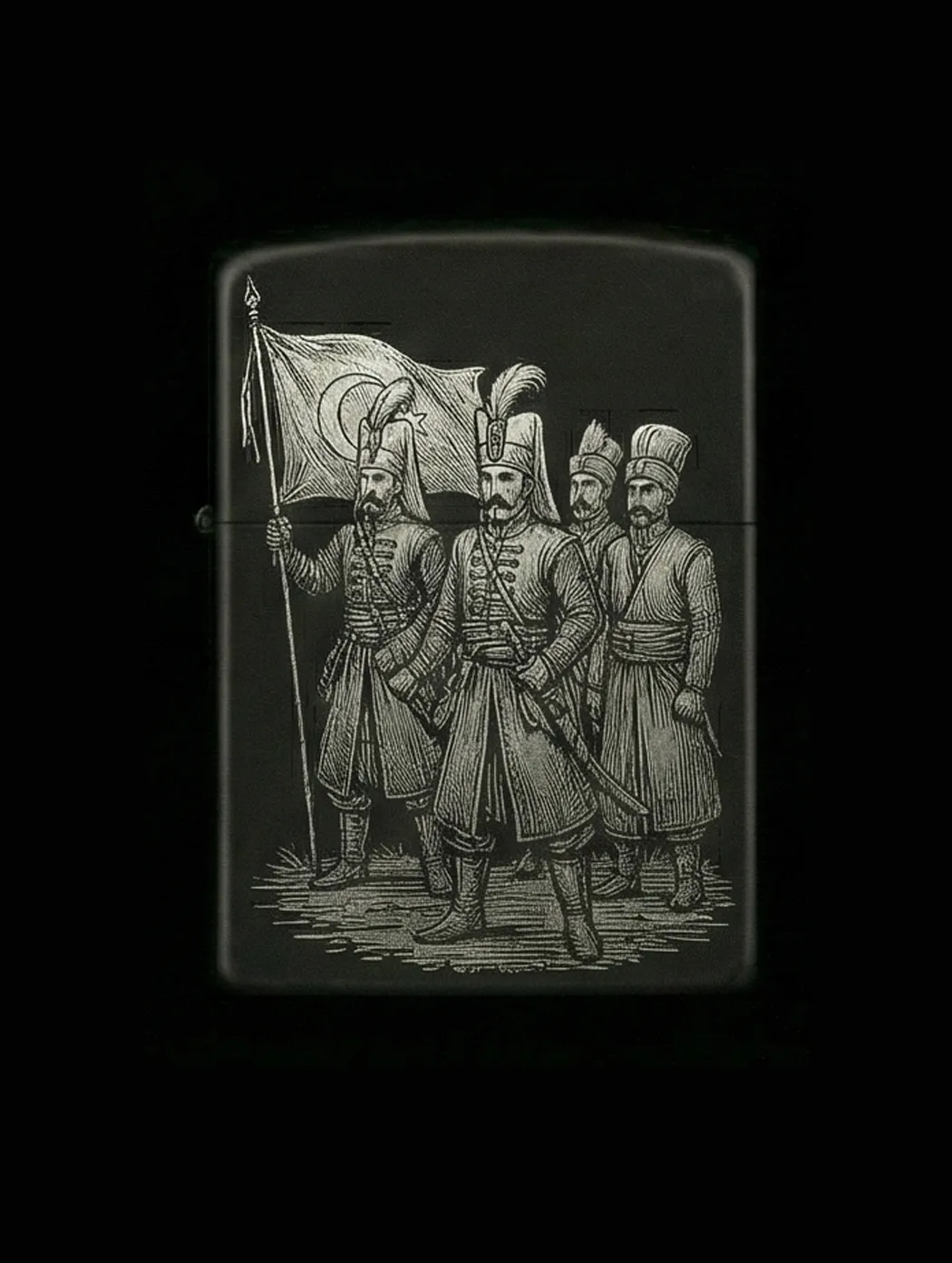 Zippo Osmanlı Figürlü Tasarım - V22