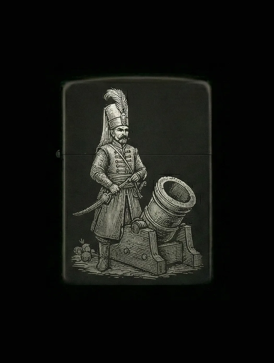 Zippo Osmanlı Figürlü Tasarım - V20