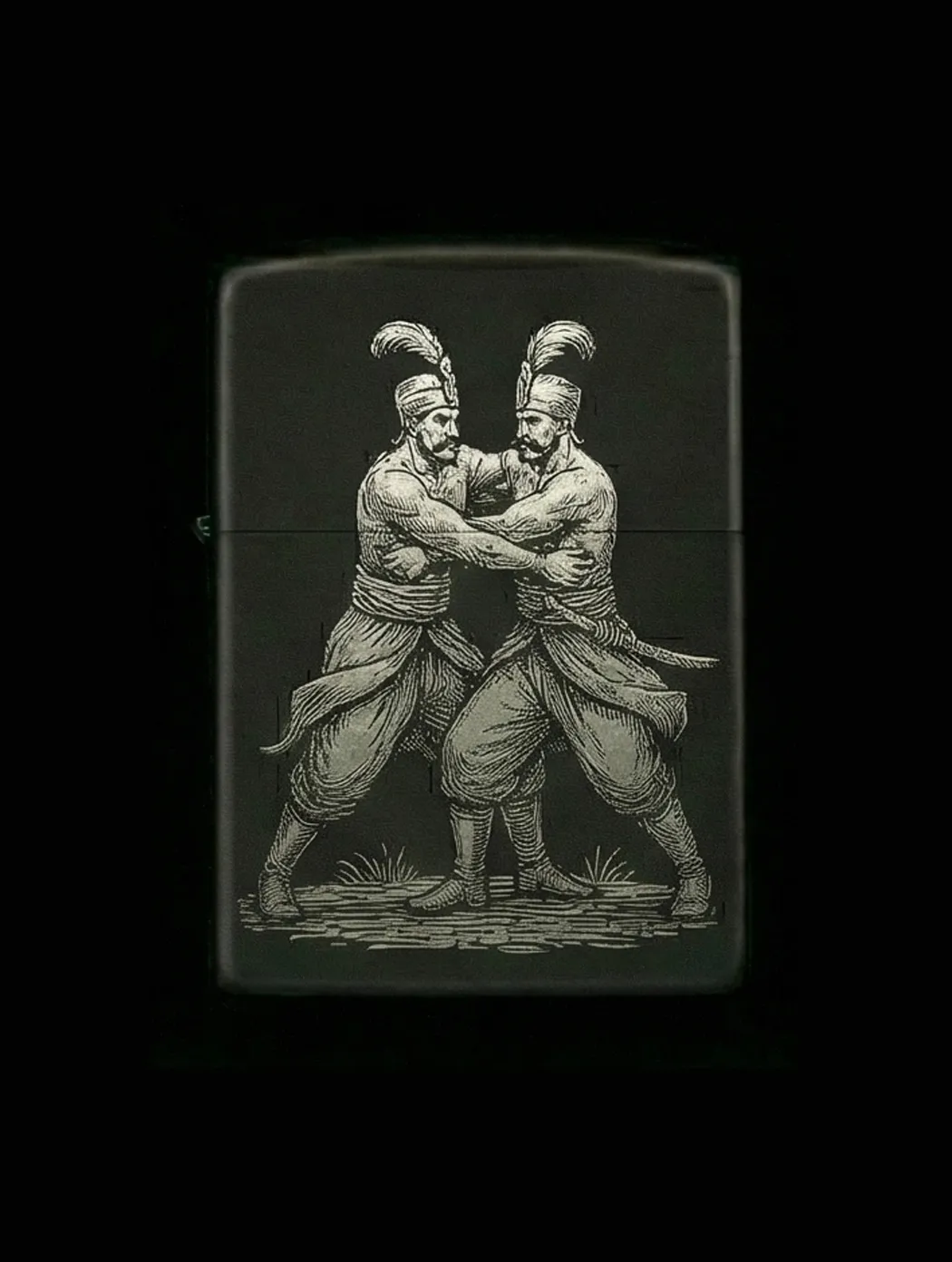 Zippo Osmanlı Figürlü Tasarım - V15