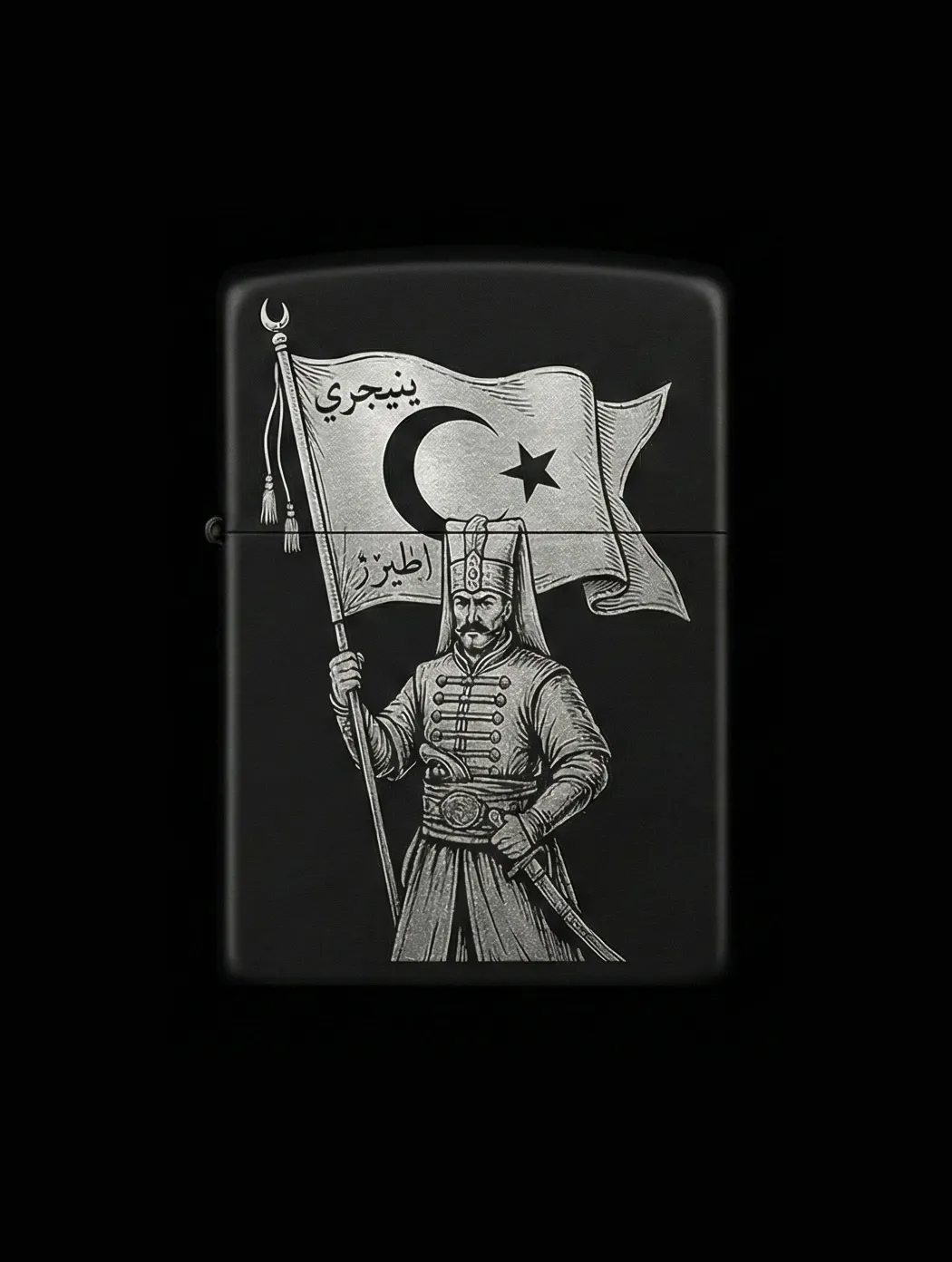 Zippo Osmanlı Figürlü Tasarım - V14