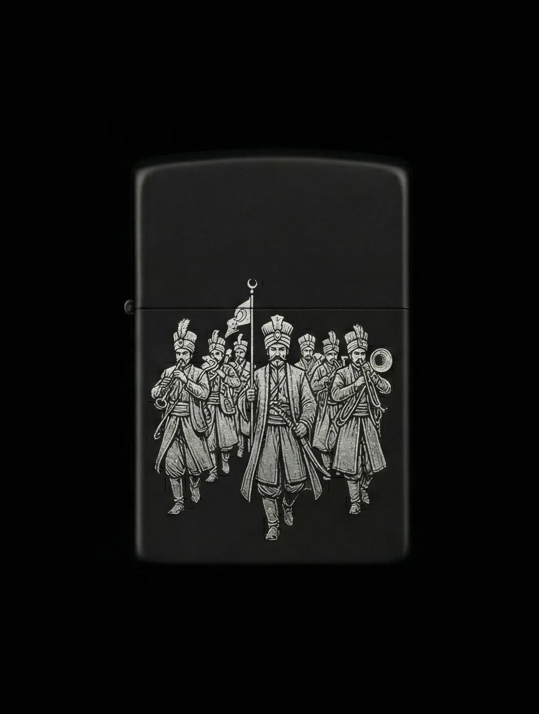Zippo Osmanlı Figürlü Tasarım - V11